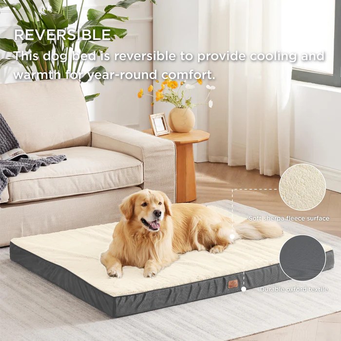 Extra wide orthopedic dog mattress
