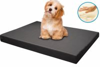 Memory foam crate bed for dogs