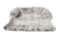 Soft faux fur pet sofa