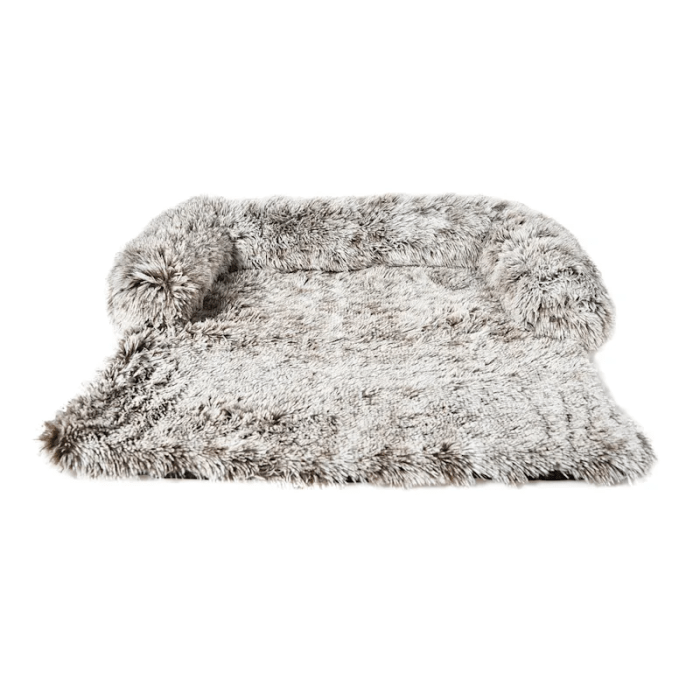 Soft faux fur pet sofa