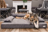 Orthopedic dog bed with memory foam